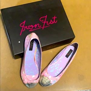 Iron fist mermaid flats